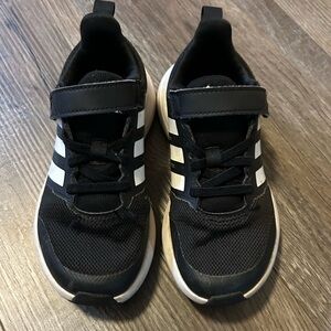 Adidas Kids Black and White Sneakers